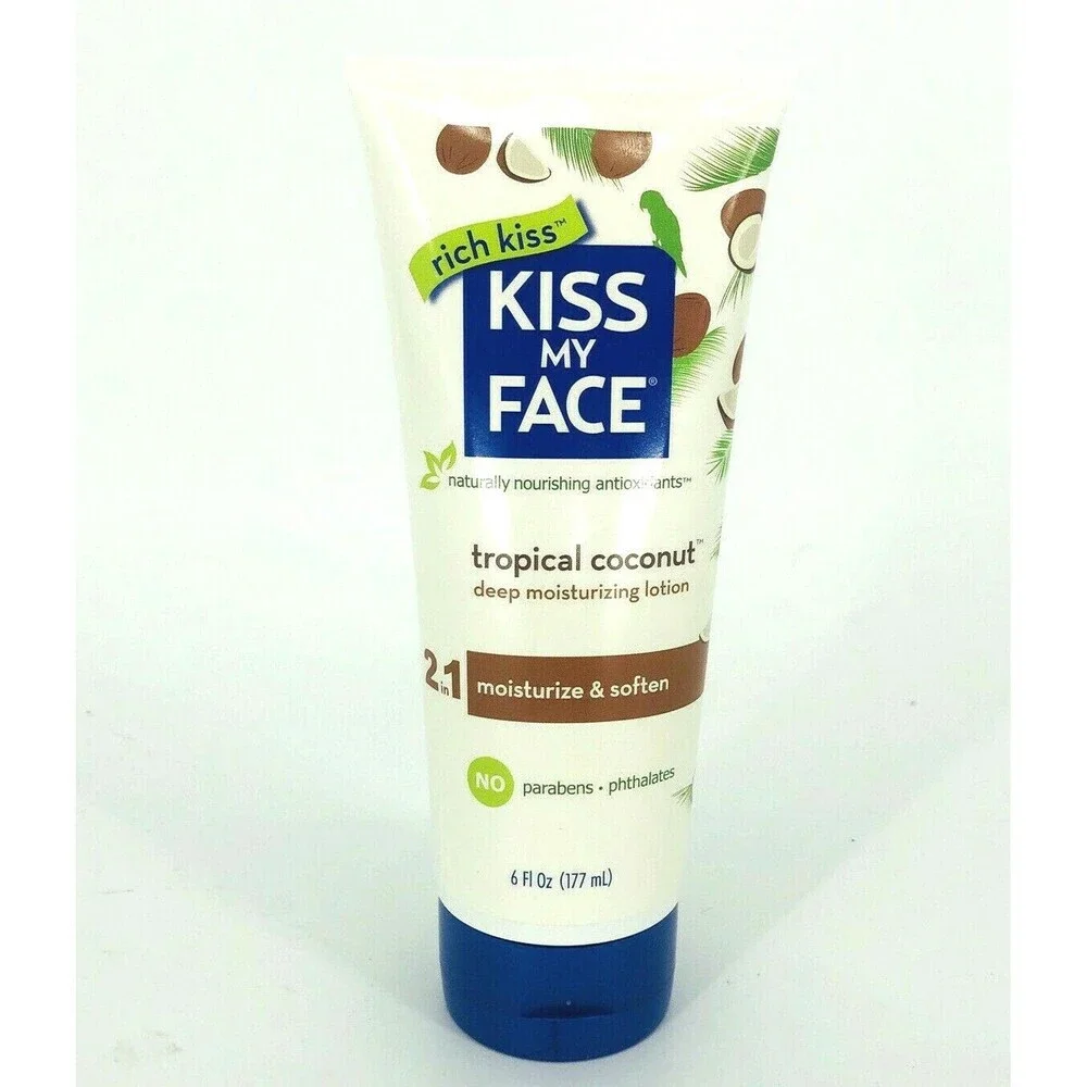 Kiss My Face Rich Moisturizer Super Hydrating Coconut & Coconut Water 6oz Disc